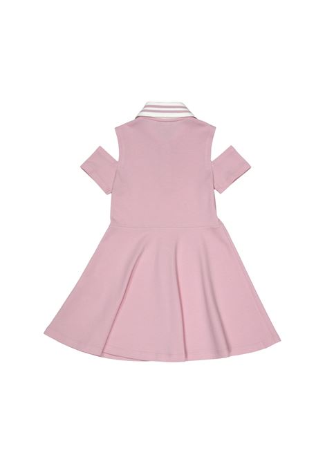 FENDI KIDS Abito Polo Rosa Con Logo E Cut-Out - FENDI KIDS