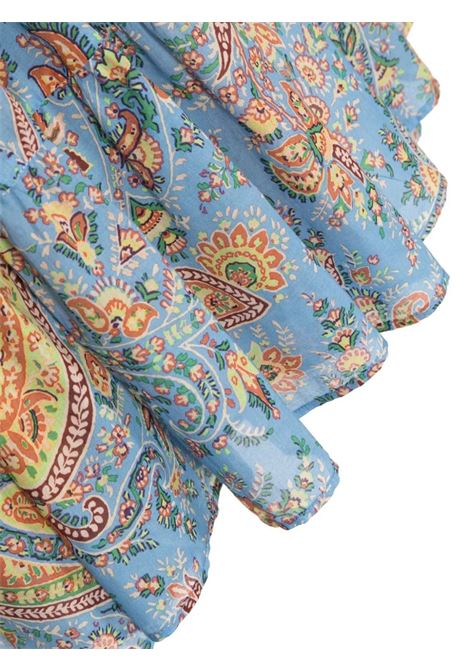ETRO KIDS Abito Smanicato Azzurro Con Motivo Paisley - ETRO KIDS