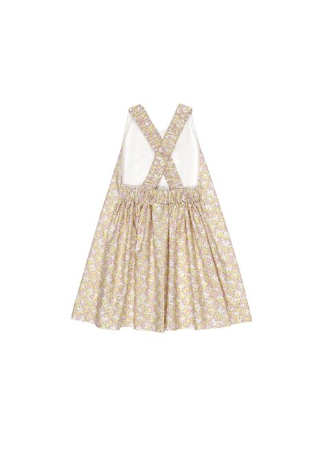 FENDI KIDS Abito Smanicato Con Motivo Monogramma - FENDI KIDS