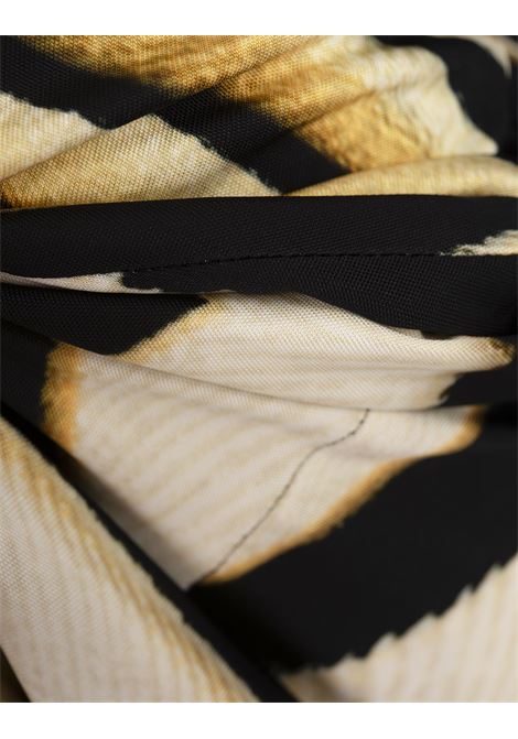 ROBERTO CAVALLI Abito Sottoveste In Seta Con Stampa Ray Of Gold - ROBERTO CAVALLI