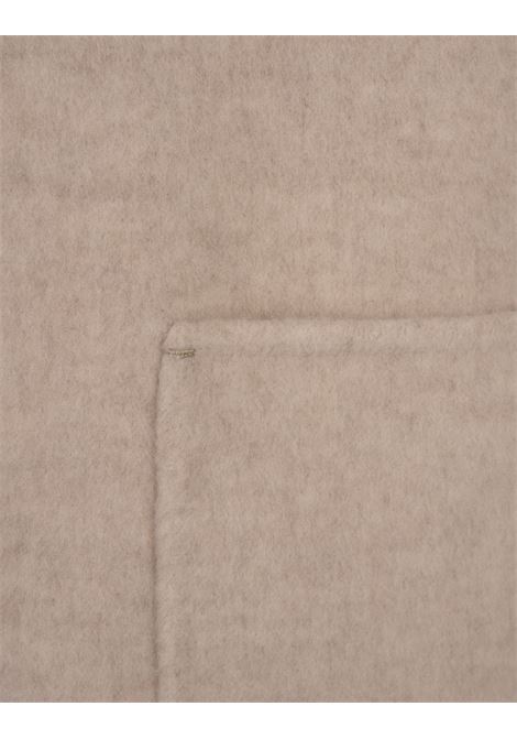 AGNONA Cappotto Muretto Cocoon Sesamo - AGNONA