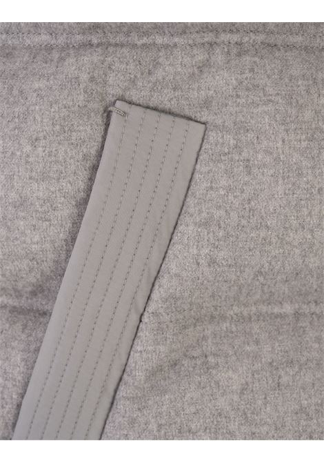 AGNONA Gilet Imbottito In Cashmere Grigio - AGNONA