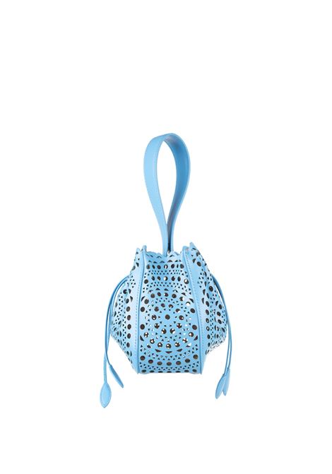 ALAIA Borsa Rose Marie 16 Vienne Blu - ALAIA
