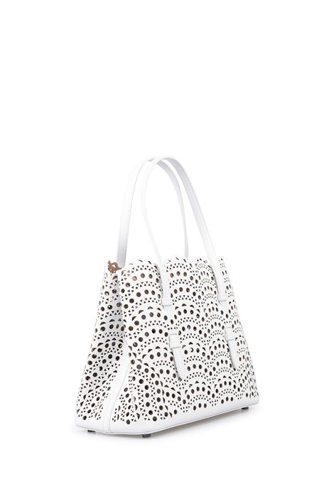 ALAIA Borsa Tote Mina 25 Bianca - ALAIA