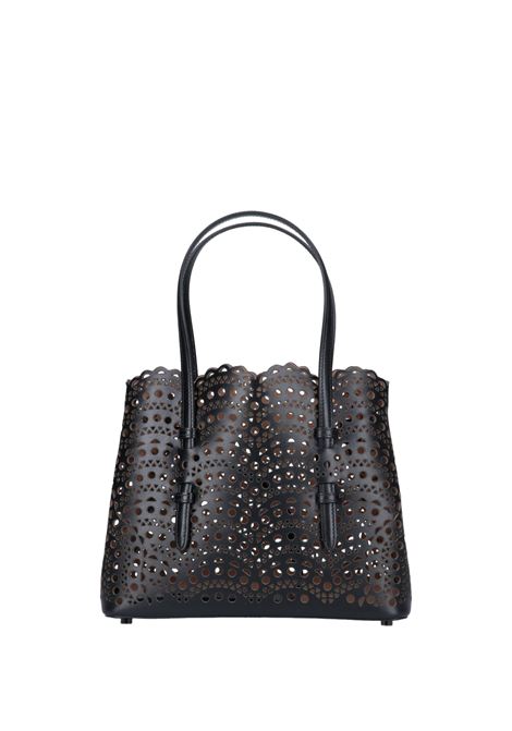 ALAIA Borsa Tote Mina 25 Nera - ALAIA