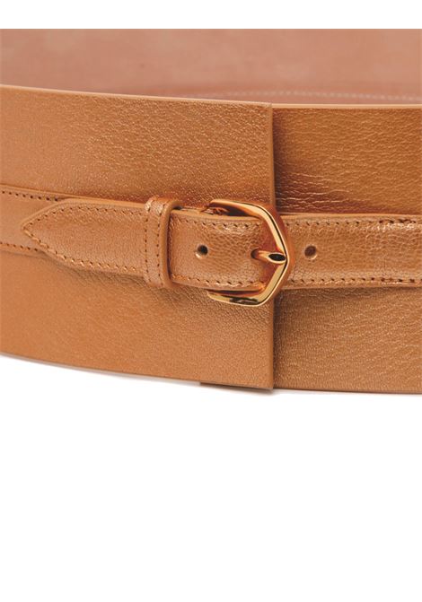 ALAIA Cintura Bustier Neo In Pelle Rame - ALAIA