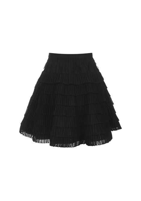 ALAIA Gonna Corta Crinoline A Balze Nera - ALAIA