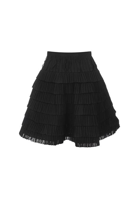 ALAIA Gonna Corta Crinoline A Balze Nera - ALAIA