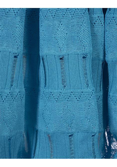 ALAIA Minigonna Crinoline Lucida Blu - ALAIA