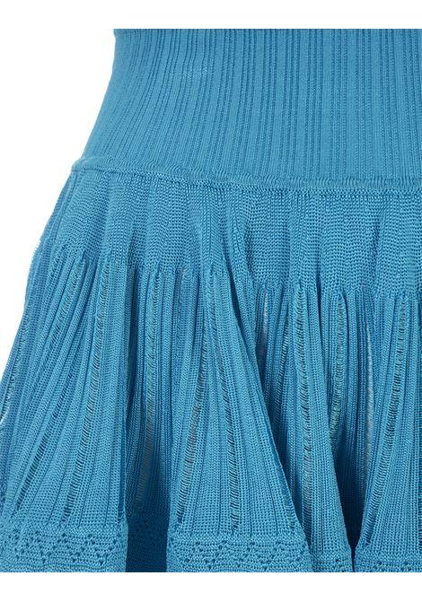 ALAIA Minigonna Crinoline Lucida Blu - ALAIA
