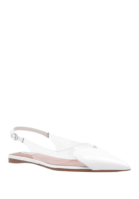 ALAIA Slingback Flat Le Coeur Bianche - ALAIA