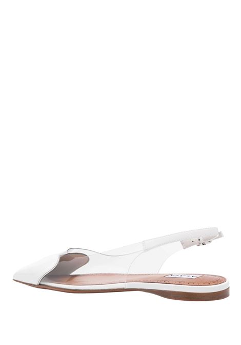 ALAIA Slingback Flat Le Coeur Bianche - ALAIA