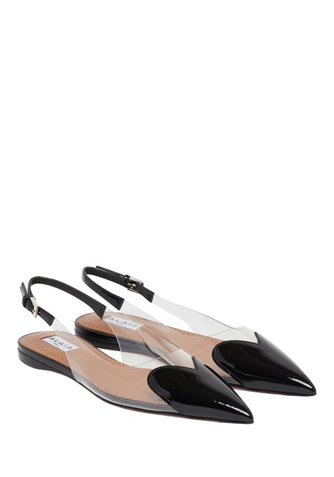 ALAIA Slingback Flat Le Coeur Nere - ALAIA