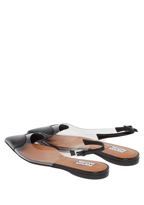 ALAIA Slingback Flat Le Coeur Nere - ALAIA