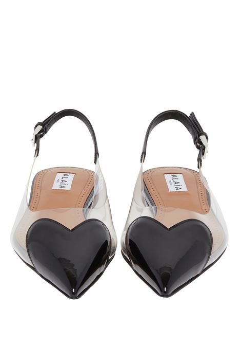 ALAIA Slingback Flat Le Coeur Nere - ALAIA