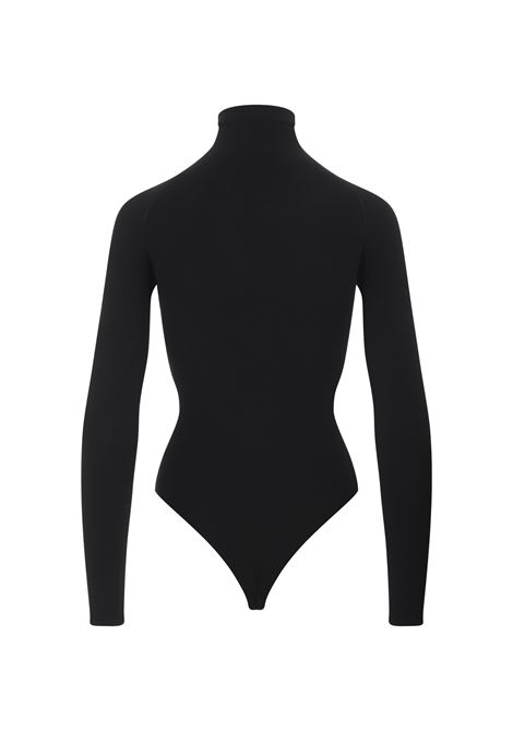 ALAIA Top Body A Maglia Seconda Pelle Nero - ALAIA