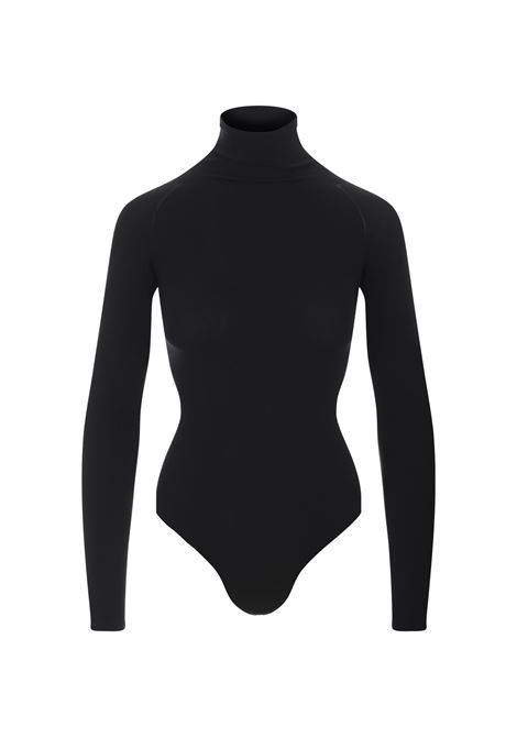 ALAIA Top Body a Maglia Seconda Pelle Nero - ALAIA