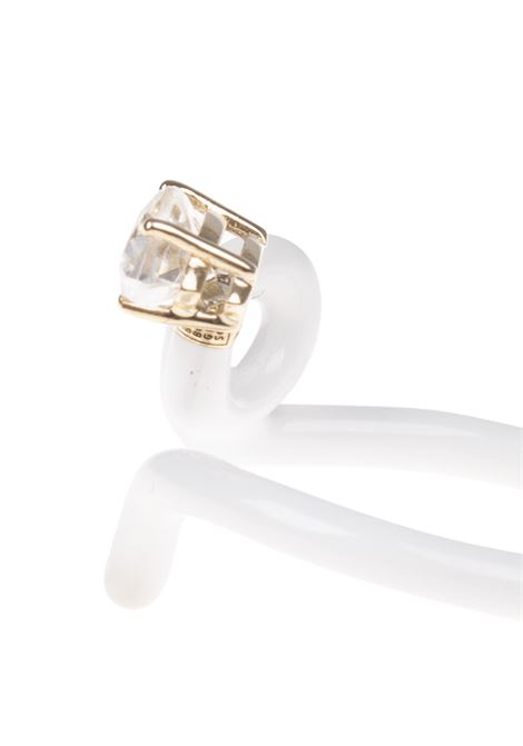 BEA BONGIASCA Anello Baby Vine Tendril In Bianco - BEA BONGIASCA