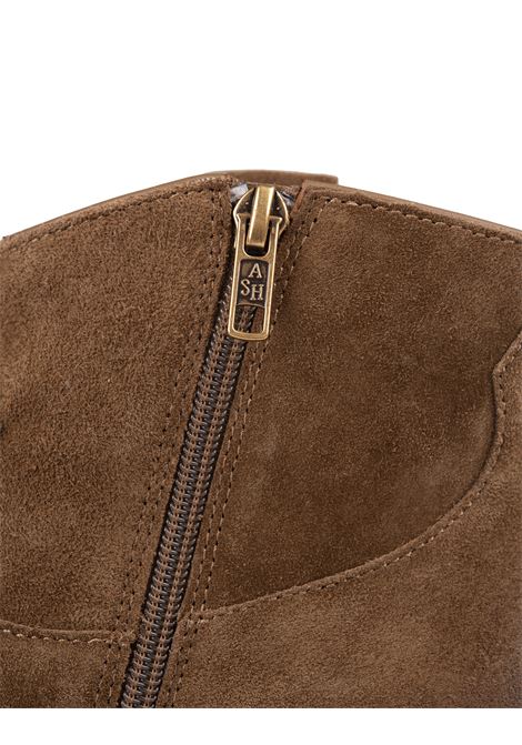 ASH Stivaletti Fame In Suede Marrone - ASH