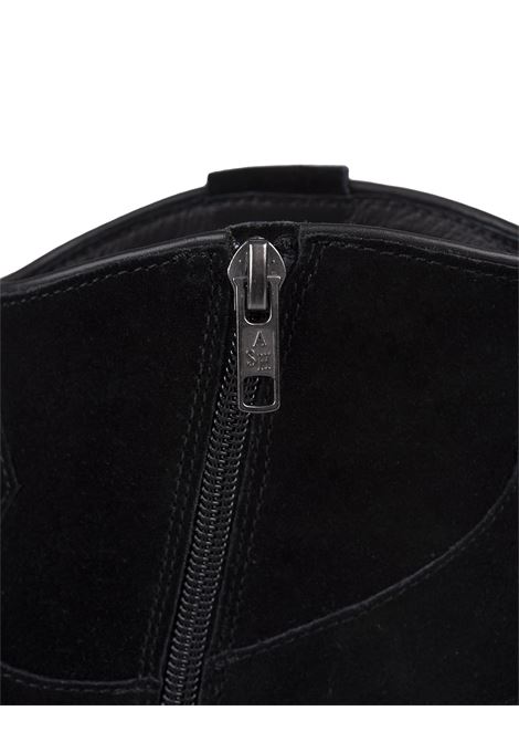 ASH Stivaletti Fame In Suede Nero - ASH