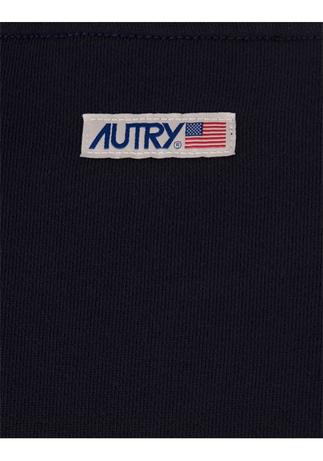AUTRY Felpa Nera Con Logo Label - AUTRY