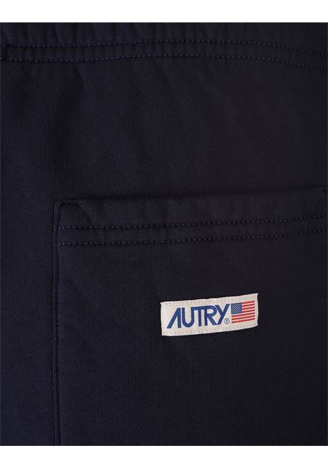 AUTRY Joggers Blu Navy Con Coulisse Logata - AUTRY