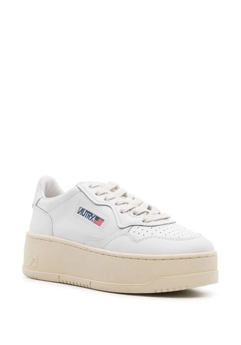 AUTRY Sneakers Low Medalist Platform Bianche - AUTRY
