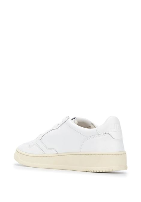 AUTRY Sneakers Medalist Low In Pelle Bianca - AUTRY