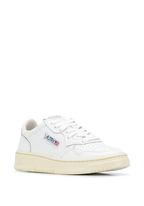 AUTRY Sneakers Medalist Low In Pelle Bianca - AUTRY