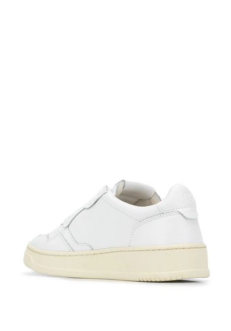 AUTRY Sneakers Medalist Low In Pelle Bianca - AUTRY