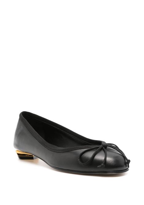 ALEXANDER MCQUEEN Ballerine Armadillo In Nero Oro E Argento - ALEXANDER MCQUEEN