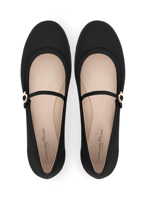 GIANVITO ROSSI Ballerine Flat Carla In Nappa Nera - GIANVITO ROSSI