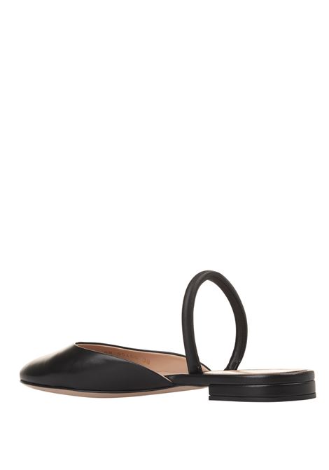 GIANVITO ROSSI Ballerine Slingback Tivoli In Nappa Nera - GIANVITO ROSSI