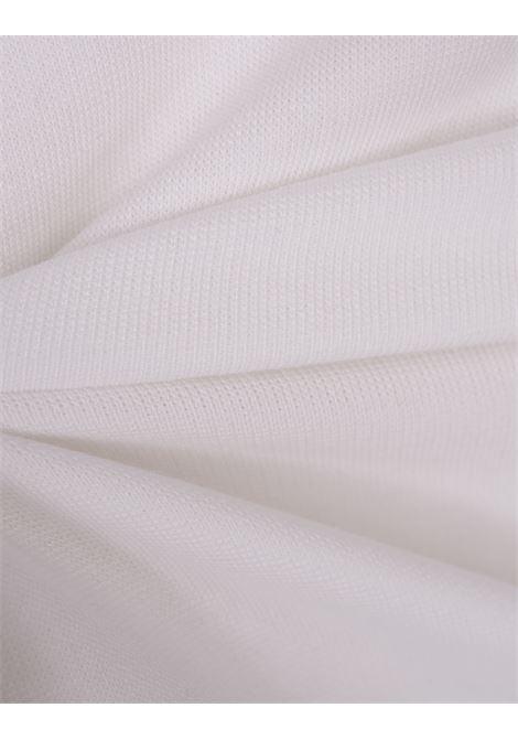 BALMAIN Canotta Bianca Con Ricamo Rétro PB - BALMAIN