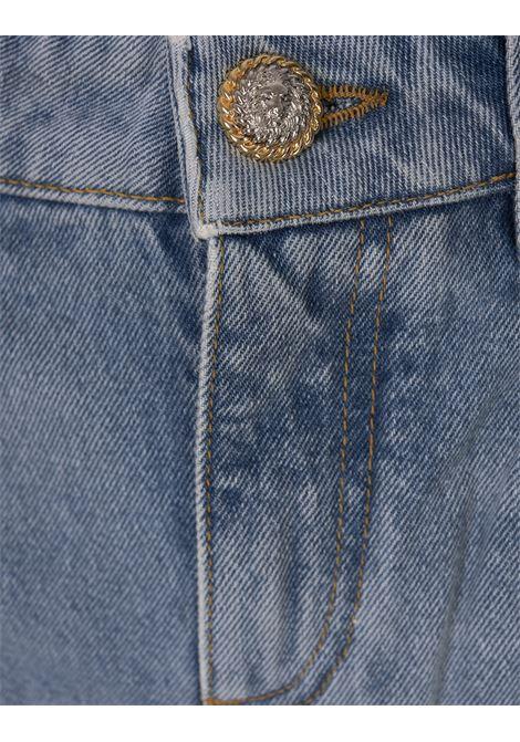 BALMAIN Jeans Flare In Denim Blu - BALMAIN