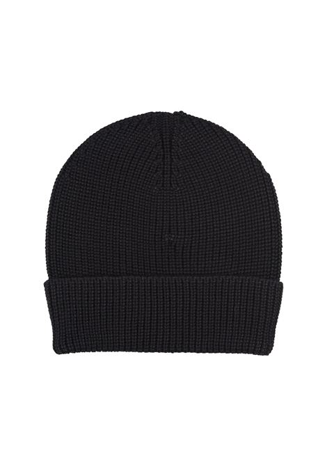 BARROW Beanie In Maglia A Coste Nera - BARROW