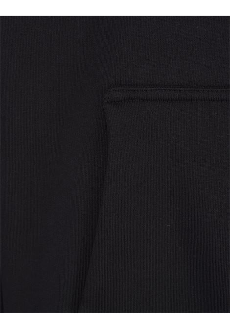 BARROW Felpa Con Cappuccio Nera Con Smile - BARROW