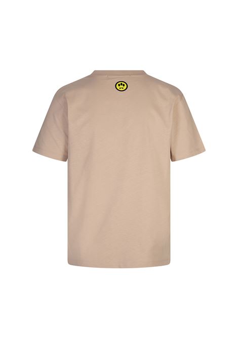 BARROW T-Shirt Beige Con Logo E Smile - BARROW