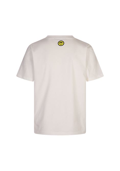 BARROW T-Shirt Bianca Con Logo E Smile - BARROW