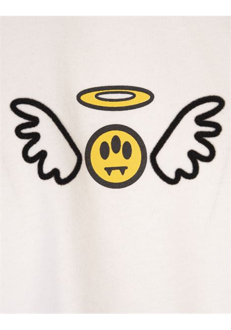 BARROW T-Shirt Bianca Con Stampa Grafica - BARROW