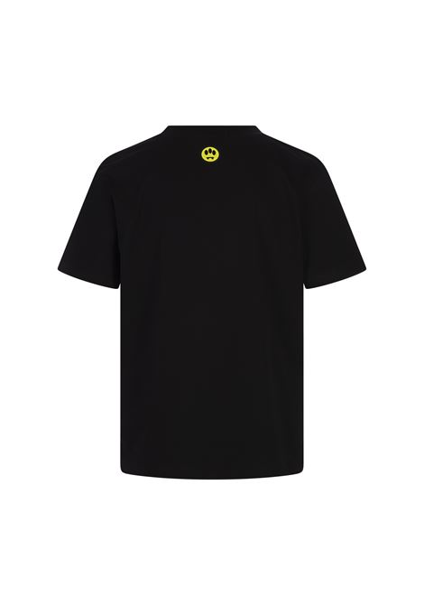 BARROW T-Shirt Nera Con Logo E Smile - BARROW