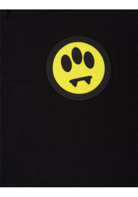 BARROW T-Shirt Nera Con Logo E Smile - BARROW