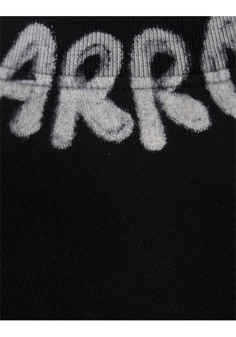 BARROW T-Shirt Nera Con Logo Sul Girocollo - BARROW