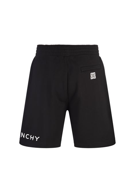 GIVENCHY Bermuda Neri Con Logo A Contrasto - GIVENCHY