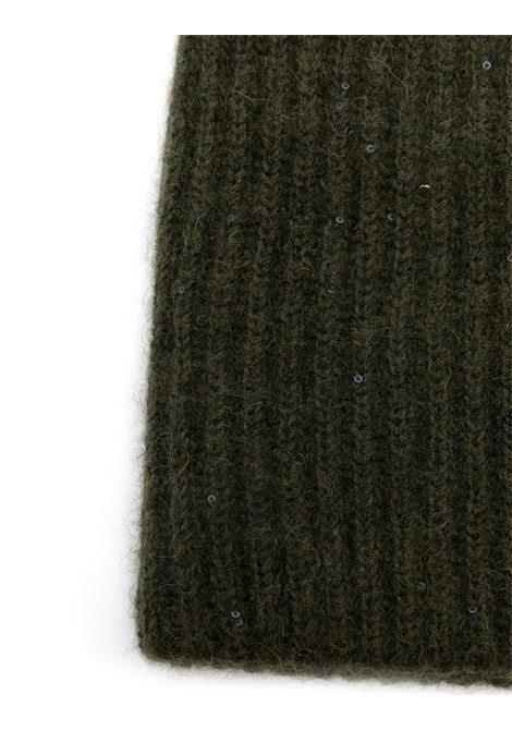 FABIANA FILIPPI Berretto Verde Con Paillettes - FABIANA FILIPPI