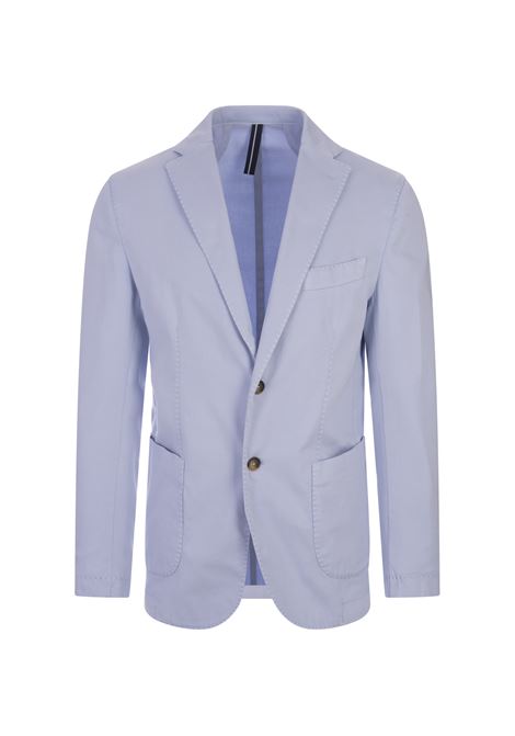 RUSSO CAPRI Blazer In Cotone Oxford Azzurro - RUSSO CAPRI