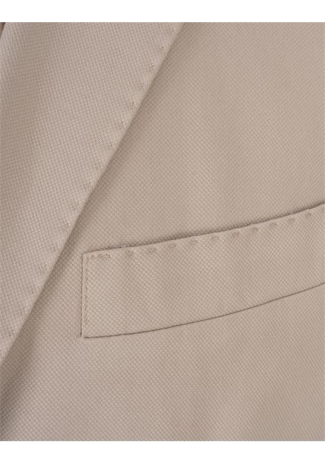 RUSSO CAPRI Blazer In Cotone Oxford Beige - RUSSO CAPRI
