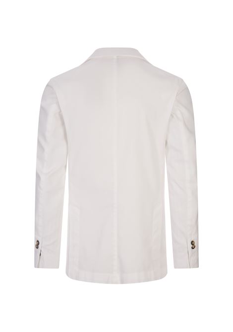 RUSSO CAPRI Blazer In Cotone Oxford Bianco - RUSSO CAPRI