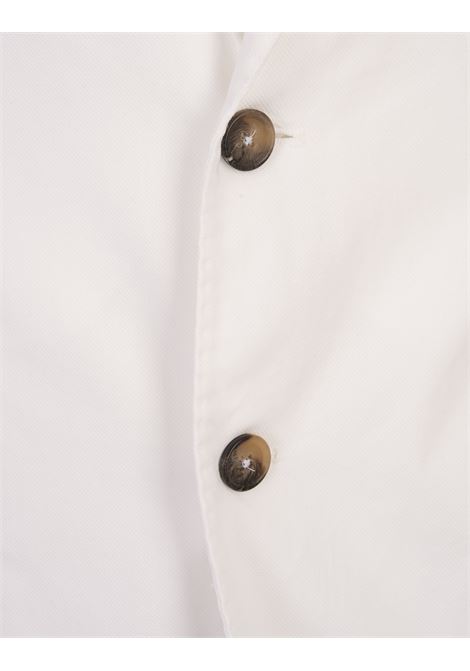 RUSSO CAPRI Blazer In Cotone Oxford Bianco - RUSSO CAPRI