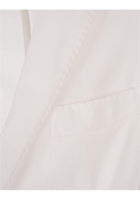 RUSSO CAPRI Blazer In Cotone Oxford Bianco - RUSSO CAPRI